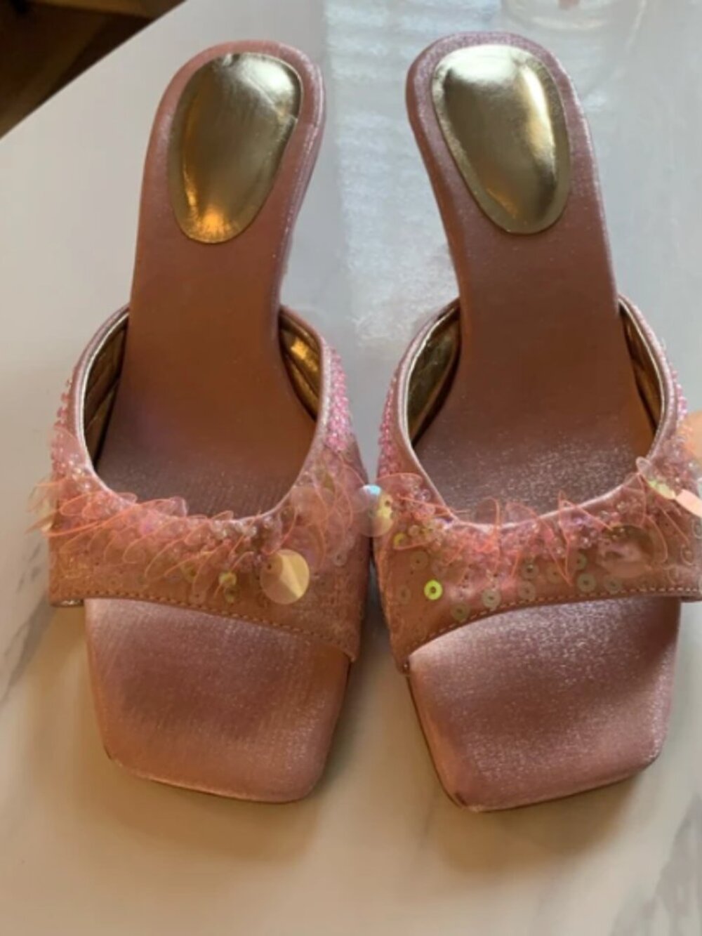 Sandalias rosas talla 7